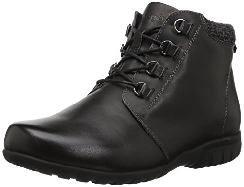 Propét Womens Delaney Ankle Bootie, Black, 8 X-Wide US