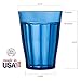 Rhapsody 12-ounce Plastic Tumblers | set of 8 in 4 Assorted Colors