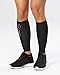 2XU Elite MCS Compression Calf Guards, Black/Gold, Small
