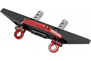 FSDKEDUF Front Bumper Aluminum Alloy Metal for Redcat Ascent-18 Rc Car Upgrade Parts Remote Control Crawler Accessories 1/18 Scale