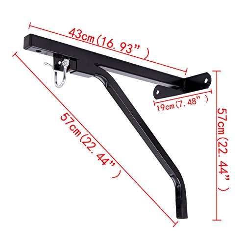 Iglobalbuy Professional Boxing Punch Bag Heavy Bag Standard Steel Wall Bracket MountÂ Hanger