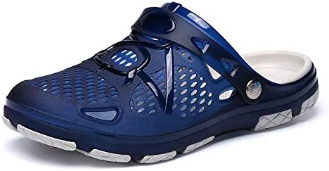 CNSTORE Men's Anti-Slip Breathable Beach Shower Sandals,Slip on Massage Outdoor Walking Summer Slippers for Men