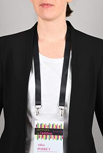 AVERY Zweckform 4844 Lanyard Pack of 10 (44 x 2 cm, Lanyard, Card Holder with Double Carabiner Hook Safety Clasp - Image 4