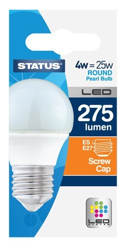 Status LED, E27, 4 W, White