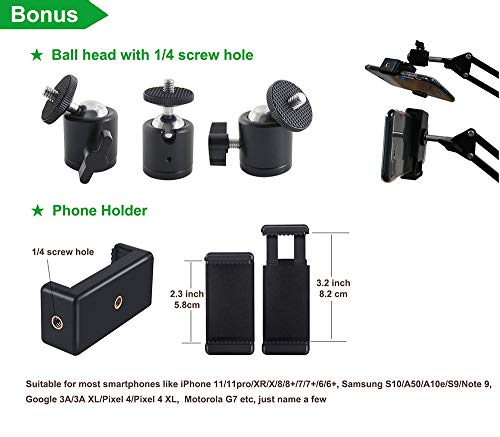 2 Overhead+Tripod+Flexible+Accessory+Recording