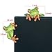 Secaden Resin Creative 3D Craft Frog Decoration Office Desk Computer Decoration Gift (Side Style)