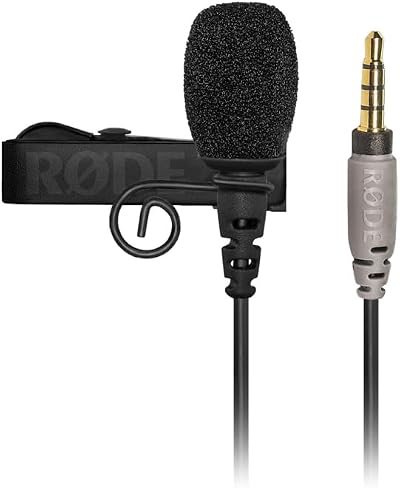 RØDE SmartLav+ Smartphone Lavalier Microphone TRRS for Broadcast Filmmaking