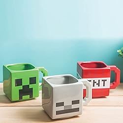 Zak Designs Minecraft Mug Unique 3D Sculpted
