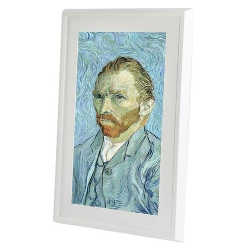 Meural Canvas – Smart Digital Frame | Leonora White | 27 inch HD Display with WiFi Powered by NETGEAR (MC227WL)