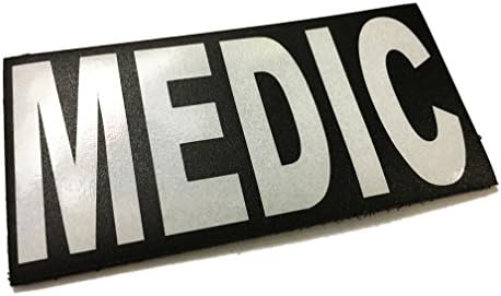 4x2" 3M Reflective Paramedic/Medic / (Hook/Loop) Patch