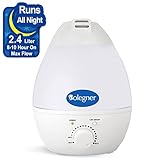 Innoo Tech F, Ultrasonic Cool, 180ML USB Portable Mist Air Humidifier for Your Home, Office, Desk, Travel, Bedroom, Baby Room, 4L, White