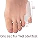 Chiroplax Tailor's Bunion Corrector Pad Bunionette Straightener Separator Cushion Pinky Toe Protector Shield Pain Relief Spacer Splint Cover Guard (Medium, 6 Pack)