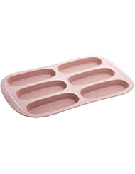 Bread roll moulds 6 holes 14 x 5.5 cm - Silicone