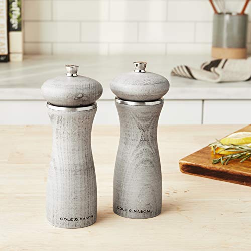 Cole & Mason Sherwood Salt & Pepper Mill Gift Set, 6.5", Gray Pricepulse