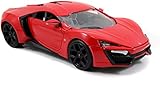 Jada Toys Fast & Furious Lykan Hypersport 1:24 Diecast Vehicle, Red