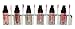 6 Matte Finish Pigment Lip Gloss set - Professional Grade Natural Color (Liquid Lipstick)
