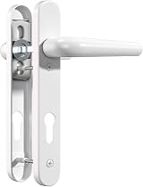 Bwintech White UPVC Door Handle Set 92mm 122mm 210mm Plate 1 Set