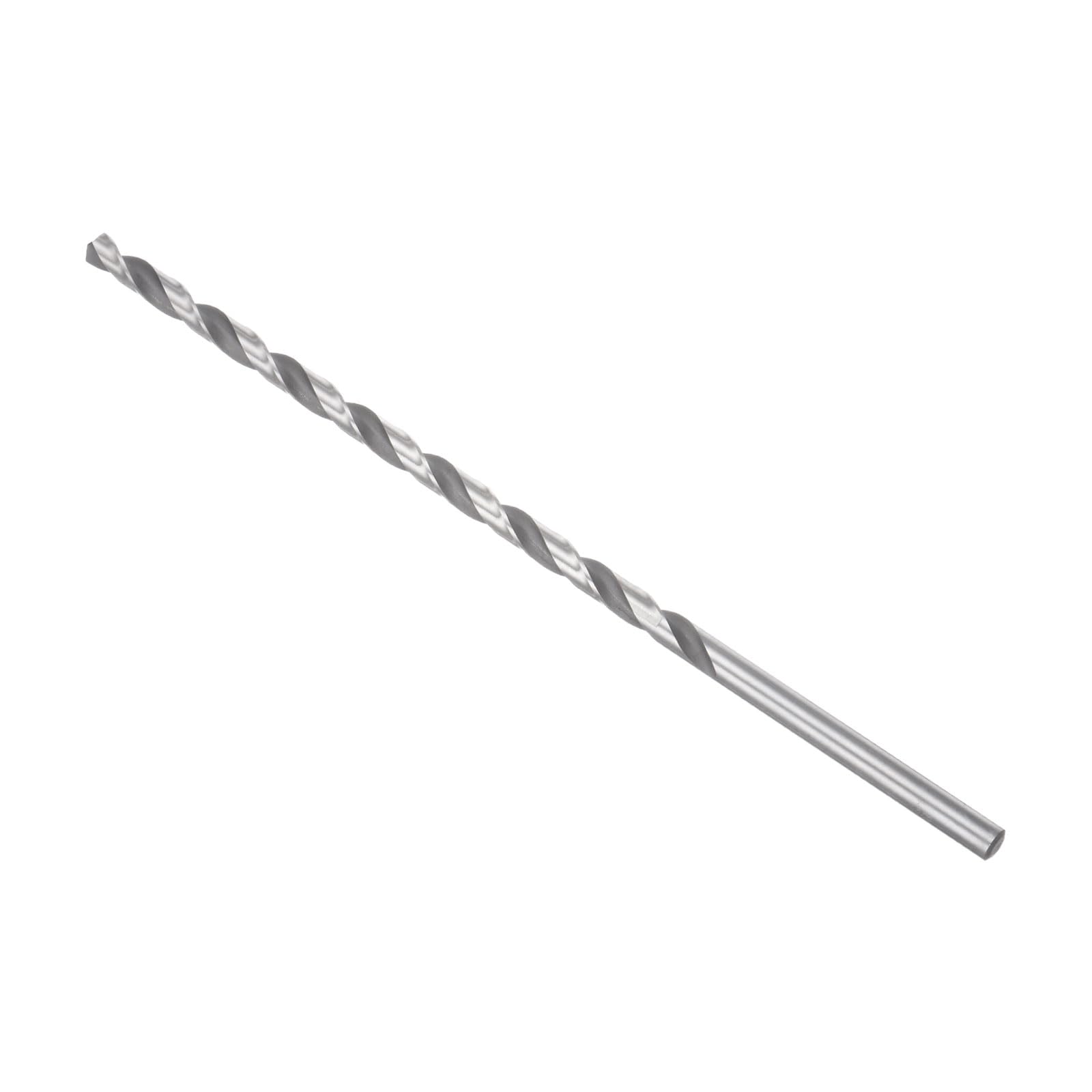 CoCud Extra Long 6542 High Speed Steel Twist Drill Bits, 8mm Diameter 250mm Length, Black Oxide Straight Twist Jobber Drill Bit - (Applications: for Metal Woodwork Plastic Aluminum)
