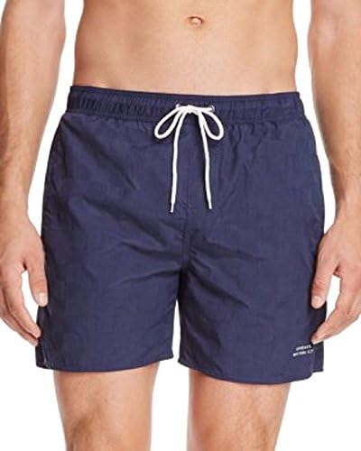 Saturdays New $85 Surf NYC Navy Checkered Timothy Bathing Suit Swim Trunks XL