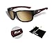 Flux Polarized Sports Sunglasses for Men and Women with Polycarbonate Lens (Dynamic)