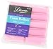 Diane Foam Hair Rollers, 1-Inch Diameter, Soft and Durable Foam with Snap-Lock Closure for Comfortable Styling and Long-Lasting Curls, Pink, 10 Count