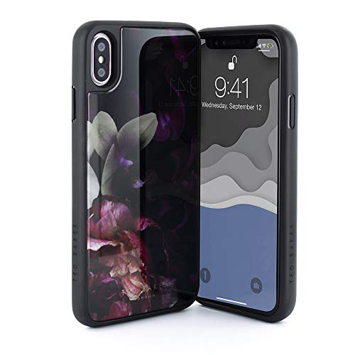 Ted Baker Fashion HD Glass Case for iPhone Xs Max, Protective Cover iPhone Xs Max for Professional Women/Girls- Splendour