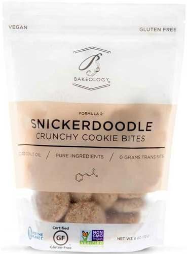 Bakeology Snickerdoodle Crunchy Cookie Bites, 6 Ounce - 12 per case.