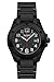 Zippo Black Dial Dress Watch with Black Solid Stainless Steel Band