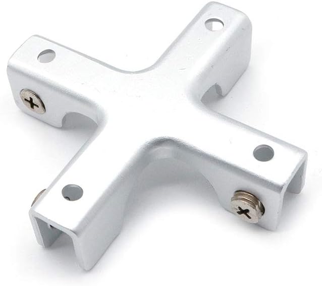 Set of 2 NUZAMAS Cross Shape Glass Clamps, Building Showcase, Aquarium Fish Tank, Cabinet - Image 5