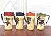 Colorful Grapes 4 Piece Travel Mug Set