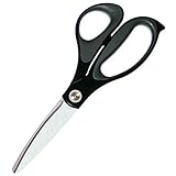 Plus Fit Cut Curve Scissors, Large, Black