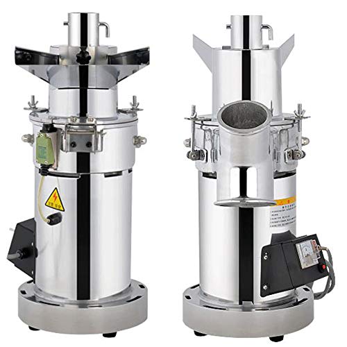 Carejoy Herb Grinder, Automatic continuous Hammer grinder Mill, Pulverizer for Salt, Coffee, Soy, Spices, Peanut, Various Medicinal Herb, etc