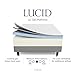 LUCID 14 Inch Memory Foam Bed Mattress Conventional, King, Medium