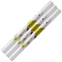 Dulcii 3 Rolls Shelf Liner, 3-Pack Vinyl Shelf Liners Non-Adhesive Non-Slip BPA Free EVA Kitchen Cabinet Drawer Liners Mat, Waterproof Refrigerator Liner/Mat/Pad, 17.7-Inch x 5-Feet, Clear