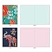 The Best Card Company - 10 Assorted Blank All Occasion Notecards Box Set 4 x 5.12 Inch w/Envelopes Inspiration Bulk Variety Pack, Men, Women (10 Designs, 1 Each) Elephant, Optimisms M6631OCB