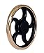 Tegion Fan Wheel Hands Fidget Spinner Toy -Light And Compact For Smaller Hands- Speed Bearing with 3 Min+ Spinning Time -Super Smooth durable ABS Frame and Precision Brass Material (Engraved Ring)