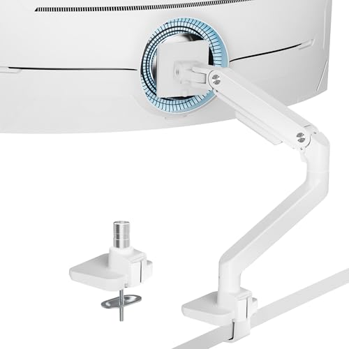 ARES WING Monitorhalterung 17–49 Zoll Bildschirme bis 20kg, Weiß
