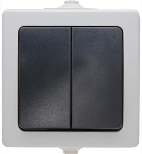 Kopp Nautic 565556008 Surface-Mounted Series Switch for Wet Rooms