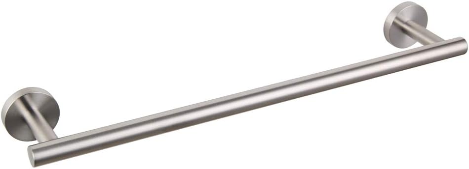 GERZWY Bathroom Towel Bar 18-Inch Brushed Stainless Steel Towel Bar Contemporary Style Wall Mount for Bath Kitchen AG1101C45-LS: Home & Kitchen