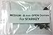8mm Medium Open Domes for Starkey Hearing Aids - 10 Pack