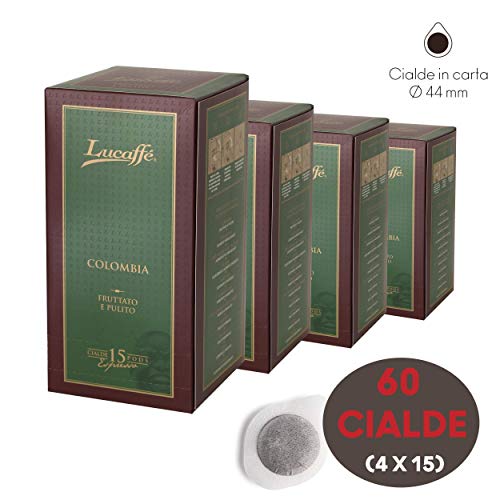LUCAFFÉ COLOMBIA, Kaffeepads Ø44mm, E.S.E. Pads, Packung mit 60 kompostierbaren Papierpads, 100% Arabica-Kaffeepads… – Bild 3