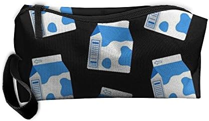 Lttedeng Cosmetic Bag Milk Boxes Receiving Bag With Plain Oxford Floral Cloth For Women/Girls Multi-function Cosmetic Sewing Kit Stationery &amp; Make-up