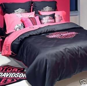 Amazon.com: Harley Davidson RHINESTONE Set Bed in A Bag ...