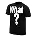 WWE Stone Cold Steve Austin What Retro T-Shirt Black