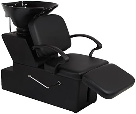 Unionline Beauty Salon Equipment Station Unit Adjustable Bowl Spa Bowl Barber Sink Shampoo Backwash Chair (Adjustable Shampoo)