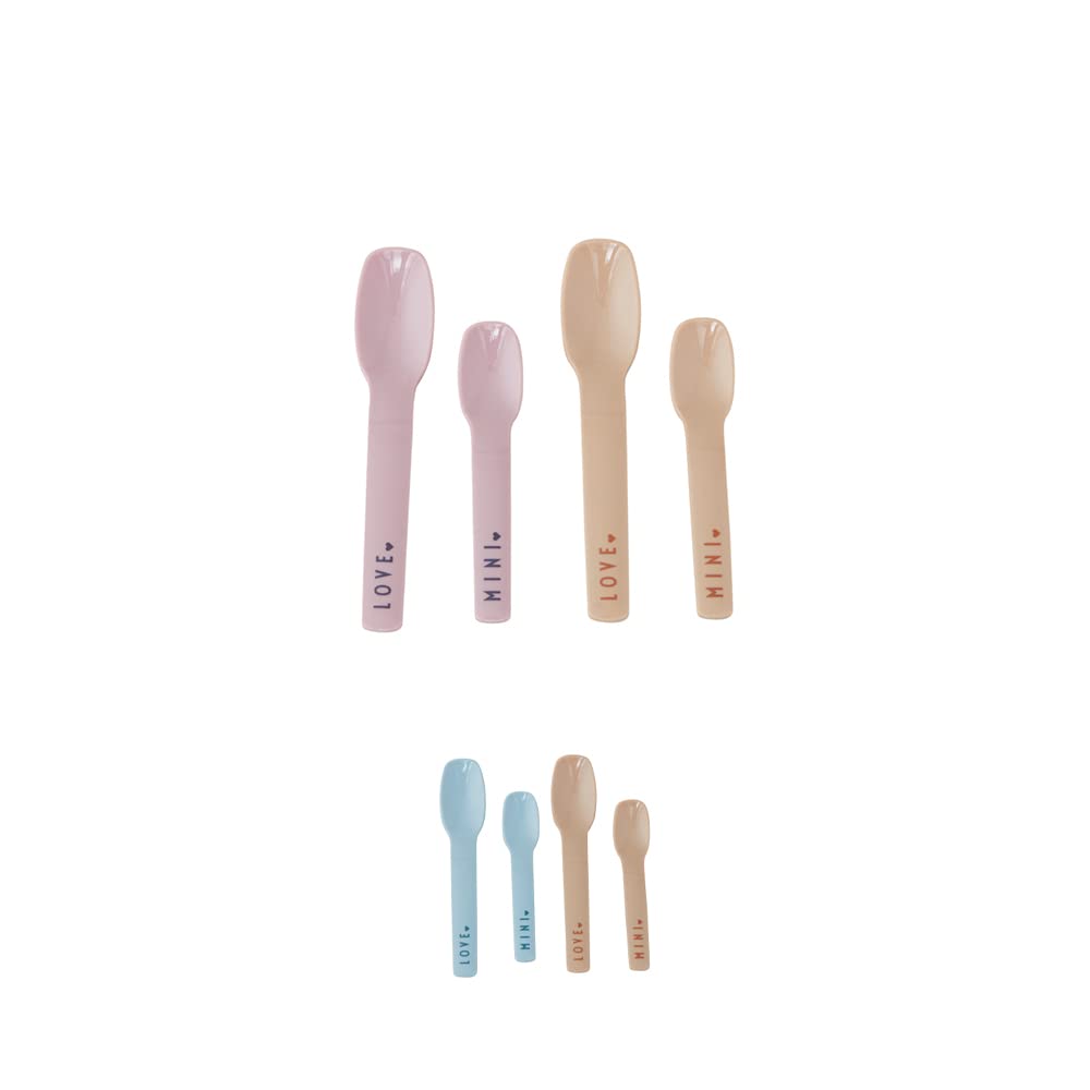 Design Letters Mini Favourite Spoon Starter Set | Non-Toxic and 100% BPA-Free, BPS-Free and phthalates-Free.