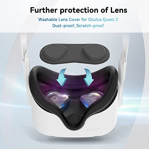 Quest Reverb G2 Lens Protector Facial Interface Silicone Cover For