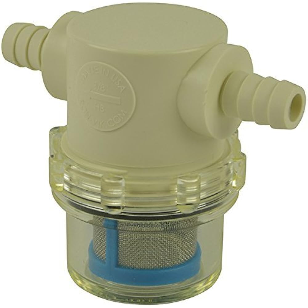 Hose Barb InLine Strainer W/ 50 Mesh Stainless Steel Filter Screen 3/8