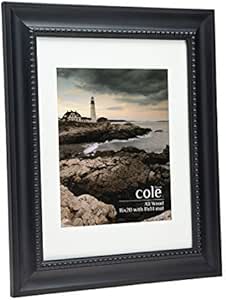 Amazon.com - 16x20 Matted 11x14 Black Bead Picture Frame