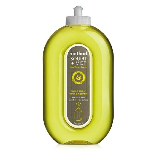 method Squirt + Mop, Hard Floor Cleaner, Lemon Ginger 25 fl oz (739 ml)